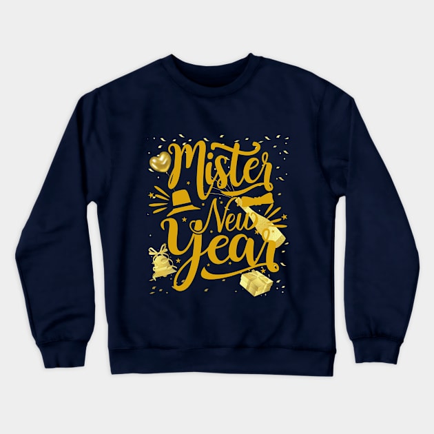 MISTER NEW YEAR Crewneck Sweatshirt by Dot68Dreamz